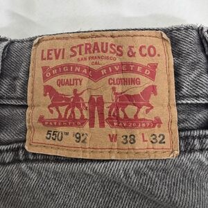 Levis Strauss & Co 505 Casual Relaxed Fit Denim Jeans For Men W38 L32